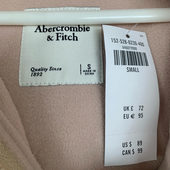 Abercrombie and Fitch Sherpa Full-Zip Jacket NWT - Picture 9 of 9